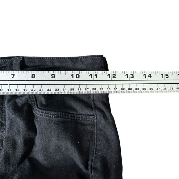 L'agence Marguerite Skinny Jeans Women's 24 Black High Rise Frayed Ankle Denim - Picture 8 of 10